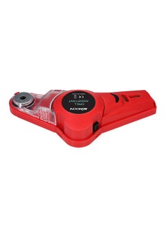 كيه كيه مون Mini Multi-Function Drill Dust Collector Tool Diy Punch Locator With Horizontal And Vertical Lines Laser Level For Measuring Alignment And Drilling Red 0.359kg  - Image 3