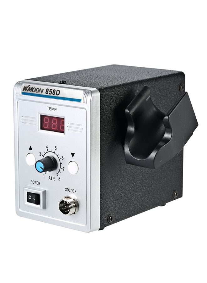 KKmoon 858D 700W High Quality Soldering Station LED Digital Solder Iron Desoldering Station Bga Rework Solder Station Hot AirGun + Electric Iron Set For Smd Smt Dip Multicolor 1.87kg  - Image 2