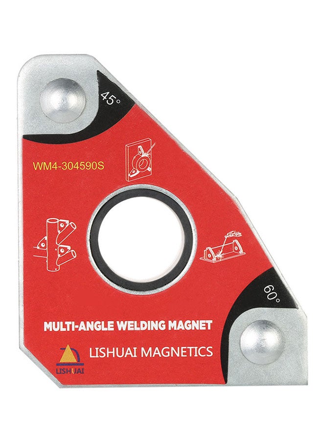2Pcs Multi-Angle Mini Neodymium Welding Magnet Magnetic Clamp Holder 30°/60°/45°/90° Multicolour 0.222kg