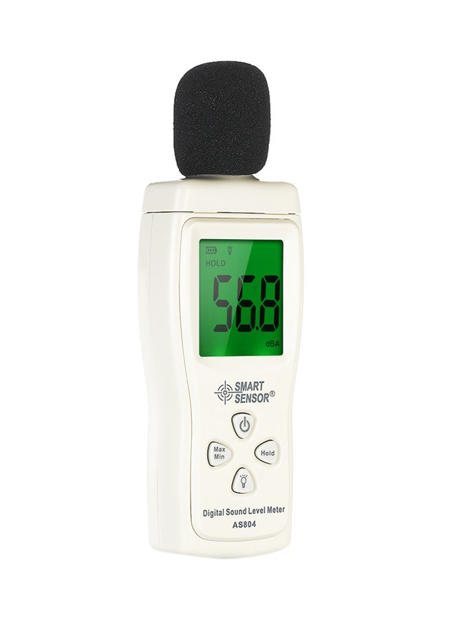 SMART SENSOR Mini Digital Sound Level Meter White 0.11kg  - Image 1