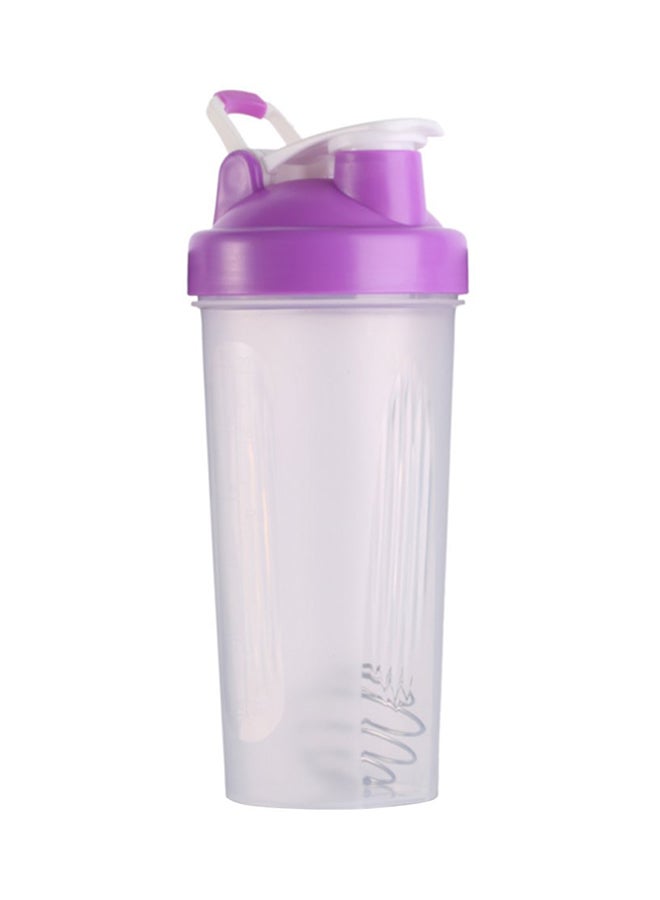 600ML Gym Protein Shaker ZM1086307 Purple/White