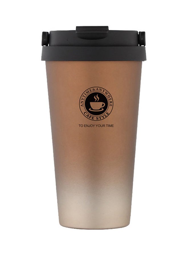 Stainless Steel Vacuum Flasks Brown/Black