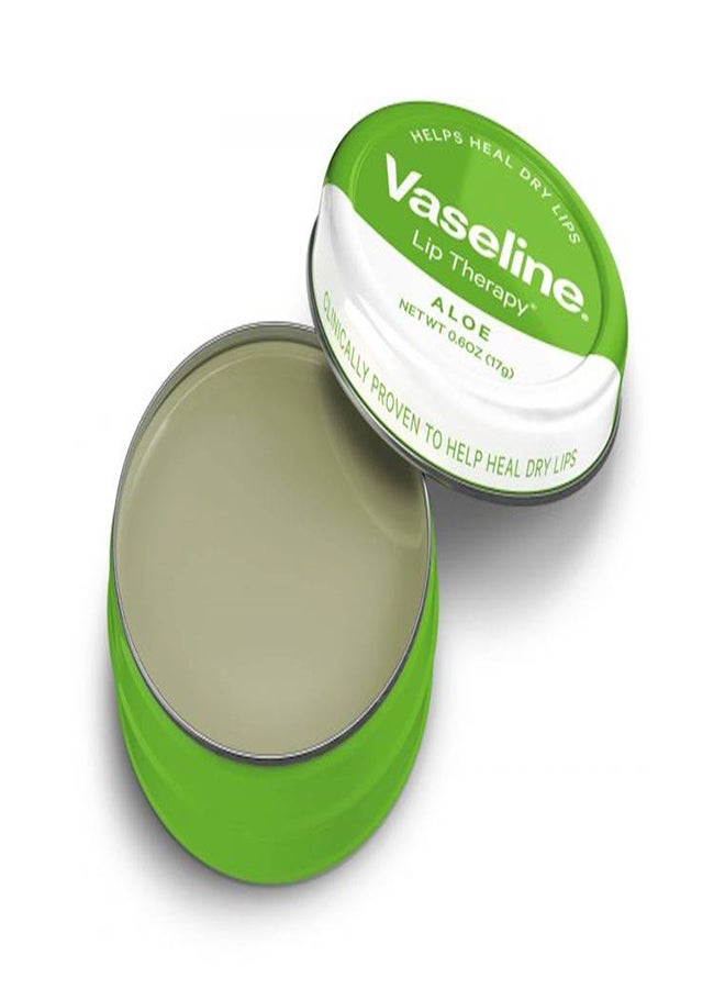 Vaseline Lip Therapy Aloe Vera Lip Balm Tin 17 Gms - Image 3