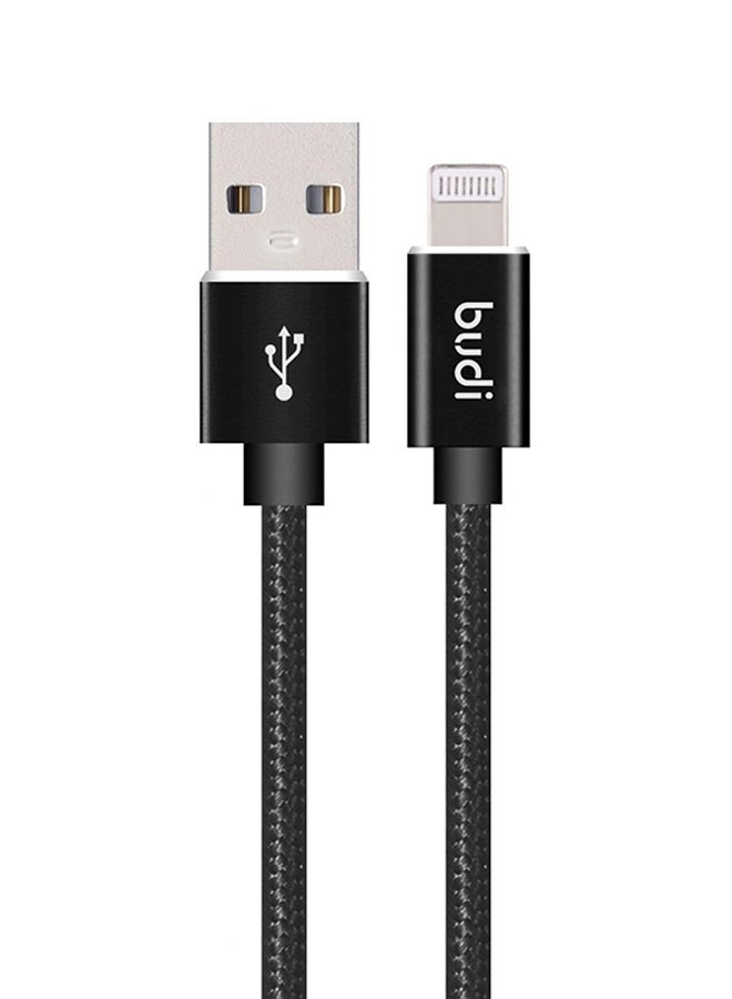 بودي كابل بيانات مغلف بالألومنيو بطول متر واحد طراز M8J180 أسود