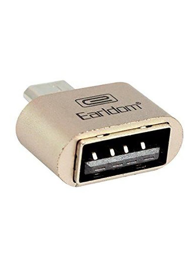 Otg And USB For Micro Chargers Gold