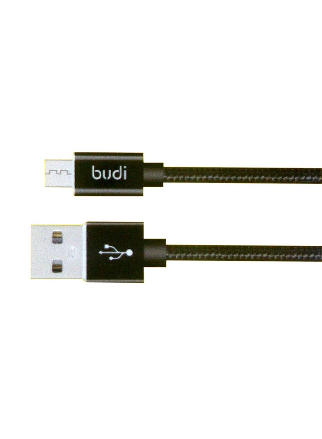 budi Data Cable Samsung Micro, 1M, M8J180M Black 