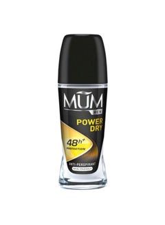 MUM Power Dry Antiperspirant Roll-On Deodorant White 75ml 