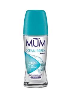 MUM Ocean Fresh Roll On Deodorant White 75ml 