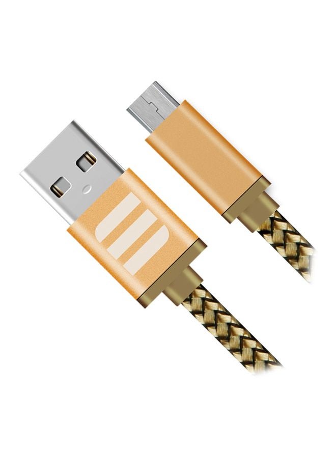 جي تايد إكستريم كابل شحن ومزامنة بيانات بمنفذ Micro USB ذهبي - Image 1