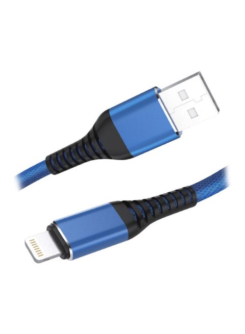 Lightning Charging Cable Blue/Black