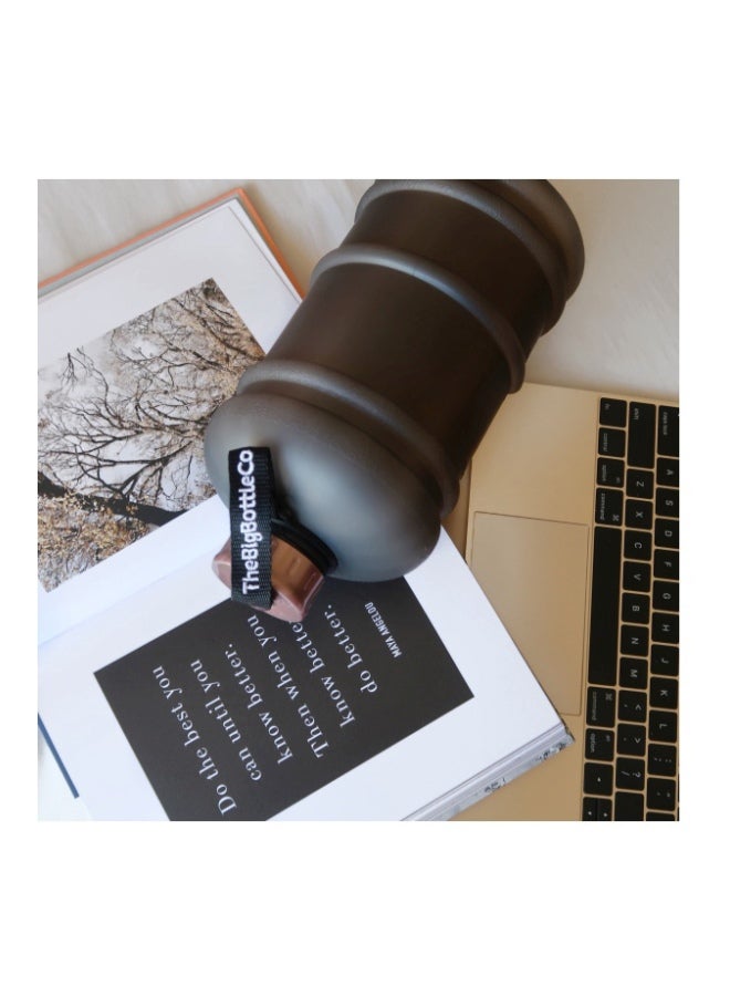 The Big Bottle Co Water Bottle Black Rose 26x13cm - Image 2