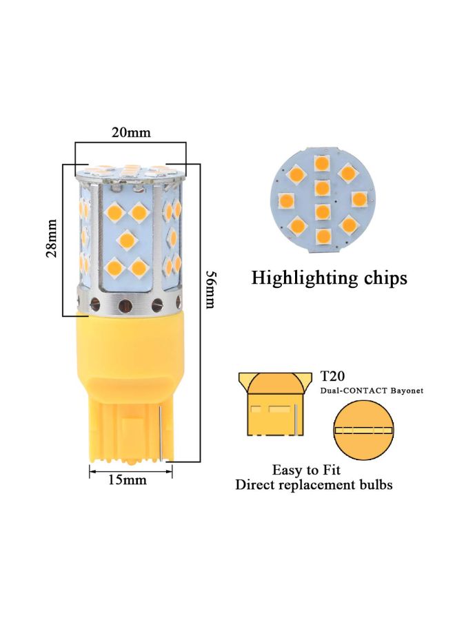 Conpex 2-Piece LED Turn Universal Signal Light Set - M8-H1  - Image 2