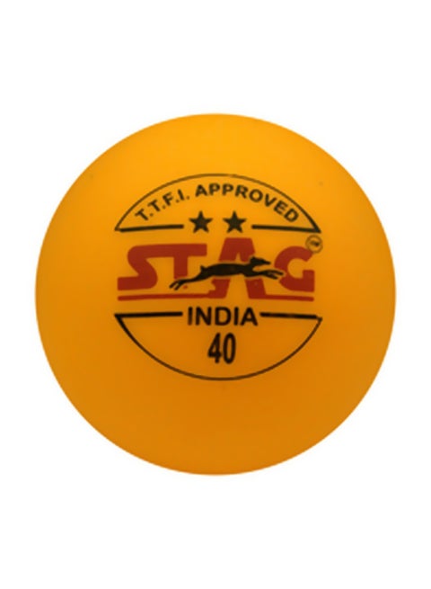 6-Piece Two Star Table Tennis Ball Set - 40mm