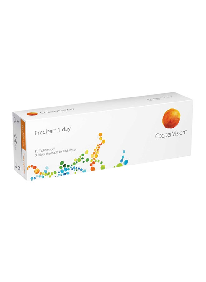 PROCLEAR - unisex 30-Piece Proclear 1 Day Disposable Contact Lenses - Image 1