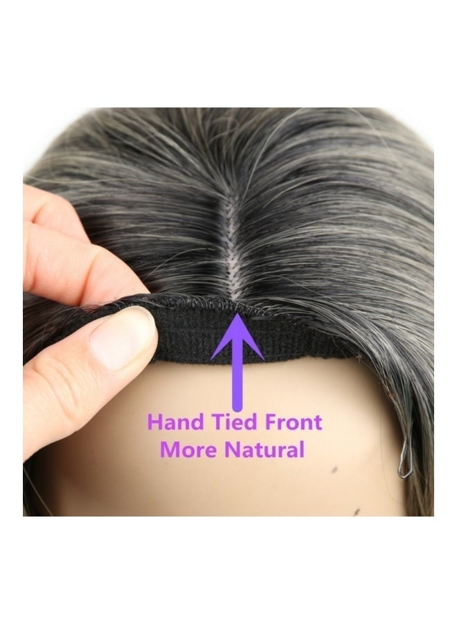 باروكة شعر مجعدة ذهبي/أرجواني M - Image 4