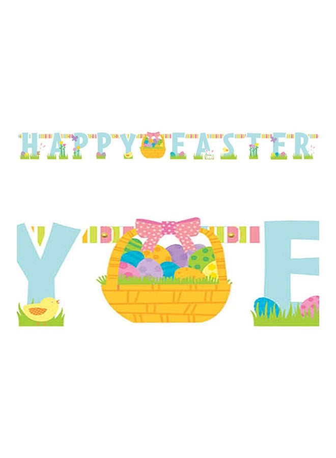 Amscan Happy Easter Letter Large Banner
