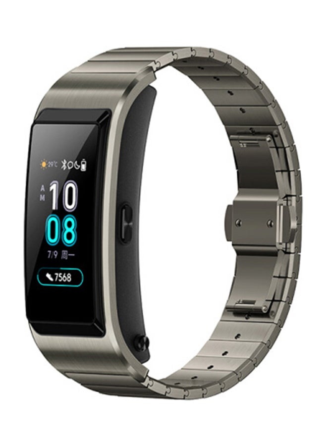 HUAWEI 108.0 mAh Talkband B5 Smart Band Titanium Grey - Image 1