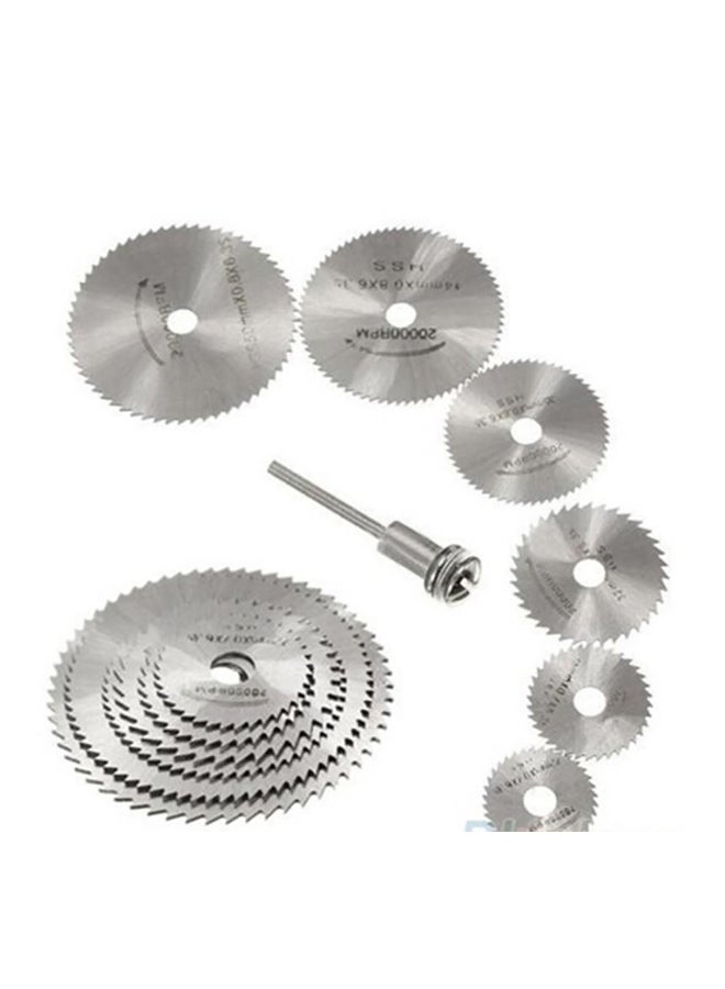 7-Piece Circular Saw Blade Set Silver 32x20x1cm - Image 3
