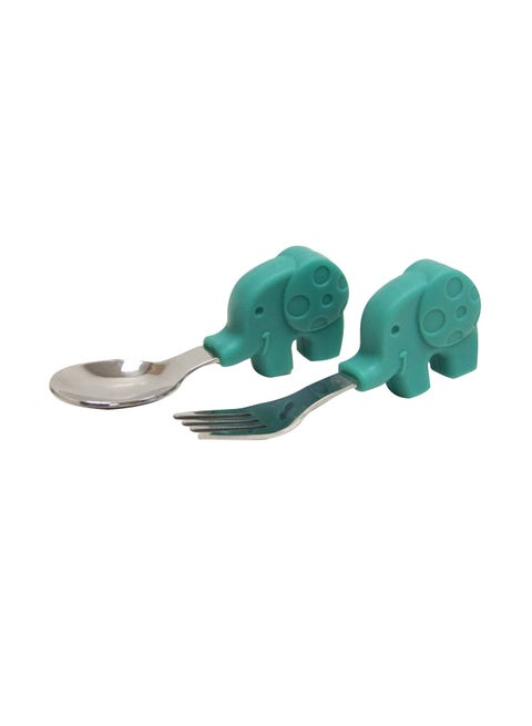 2-Piece Ollie Palm Grasp Spoon And Fork Set