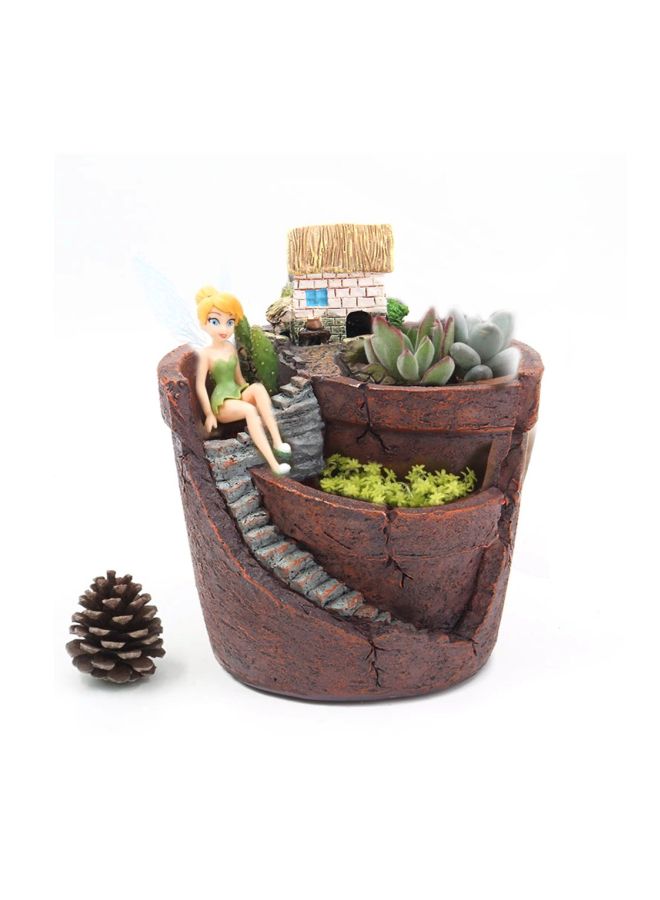Generic Decorative Flower Pot Brown/Green/Blue 10x75x120mm  - Image 2