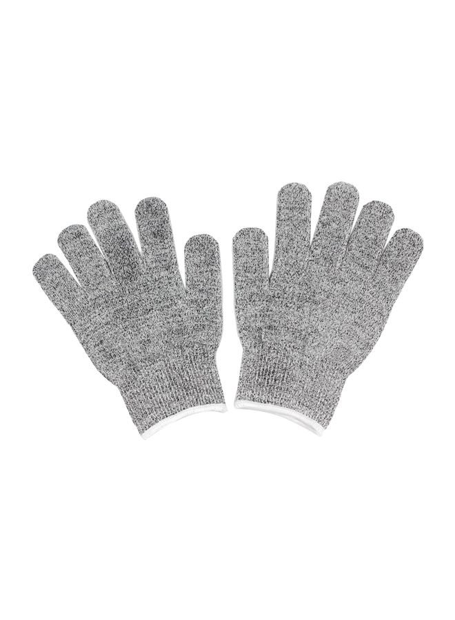 Cut-Resistant Safety Gloves Grey/White 22x11x1cm - Image 1