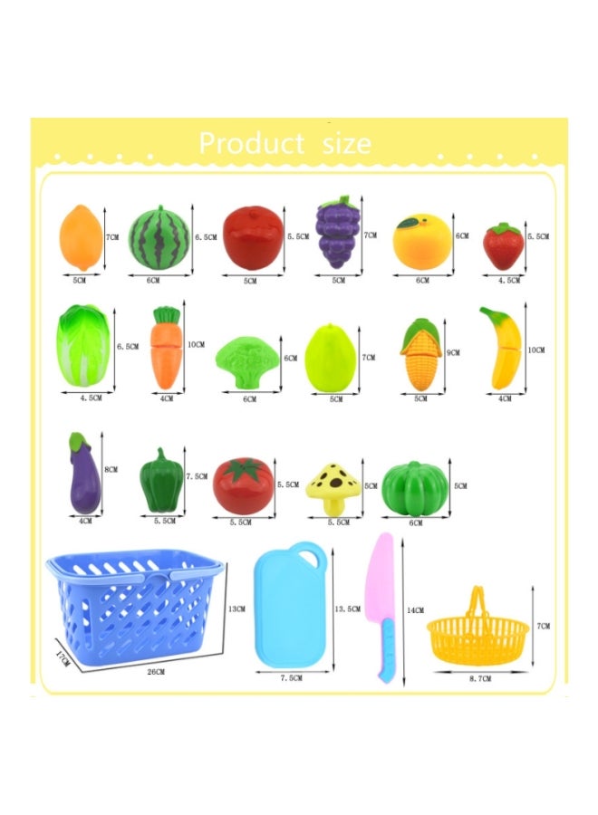 يونيك مجموعة ألعاب المطبخ من 22 قطعة 33x8x20سم - Image 3