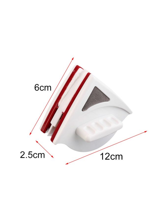 Adjustable Double Faced Glass Cleaner White 12x6x2.5cm - Image 5
