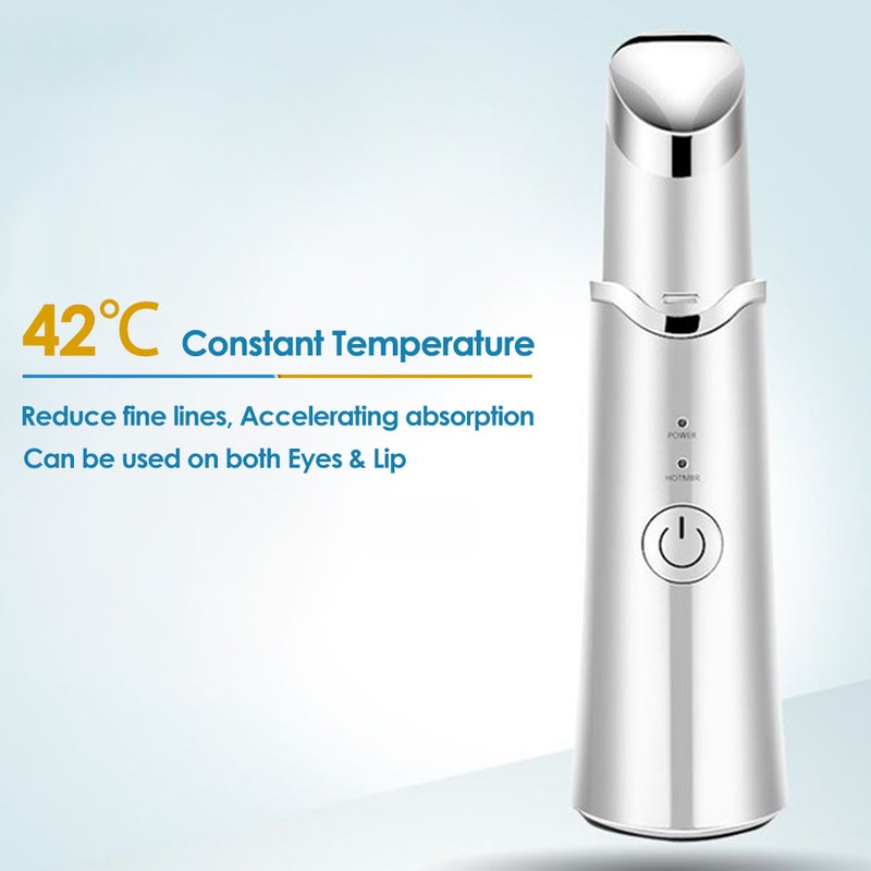 Generic Electric Eye Massager Lip Care Pen Facial Vibration Massage Pen  - Image 3