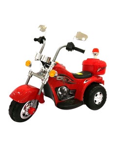Three Wheel Electric Ride Bike With Comfortable Seat And Additional Storage Box For Kids 110x40cm