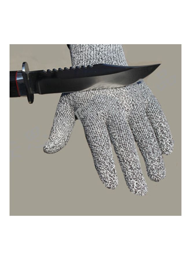 Cut-Resistant Safety Gloves Grey/White 22x11x1cm - Image 2