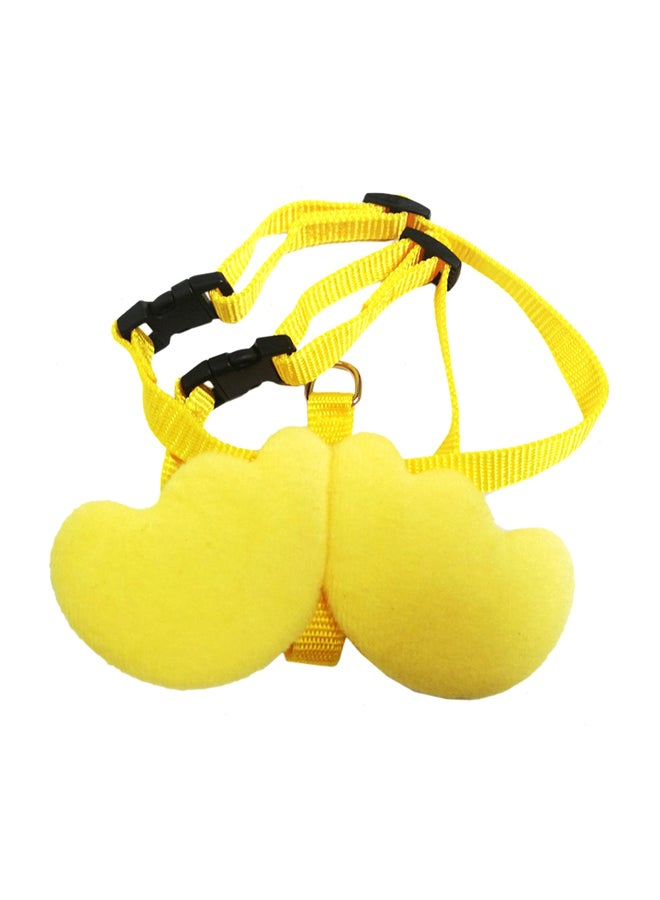 Generic Wing Design Dog Leash Harness Yellow 110centimeter 