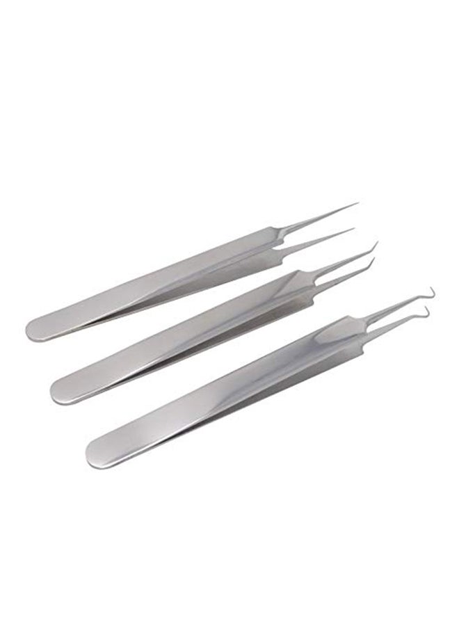 5-Piece Blackheads And Acne Remover Pins Silver - Image 2