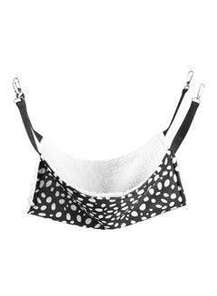 Hanging Hammock Bed 30x3x30 cm Black/White