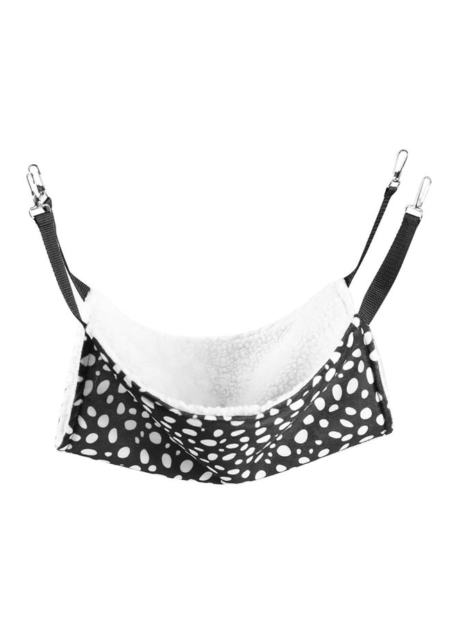 Generic - Hanging Hammock Bed 30x3x30 cm Black/White - Image 1