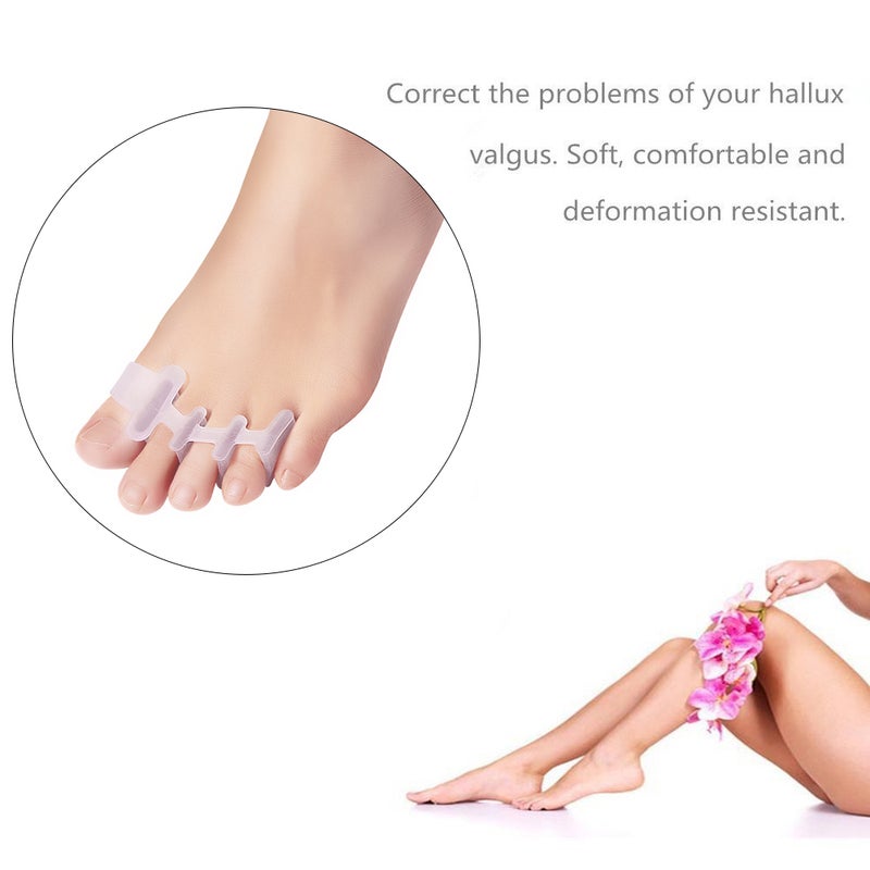 1-Pair Gel Toe Separator Stretchers Spacers Relieve Pain Straightener - Image 5
