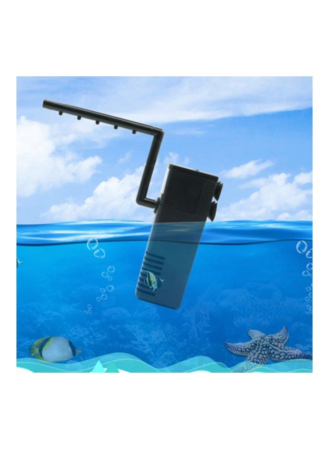 ZHIYANG 3 In 1 Aquarium Internal Oxygen Enlarger Filter Black/Blue - Image 3