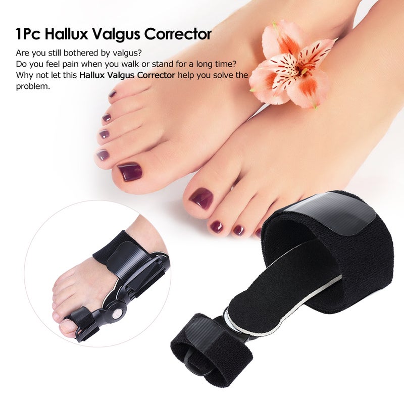 1-piece Adjustable Big Toe Corrector Straightener Foot Pain Relief Orthopedic Foot Care Tool - Image 4