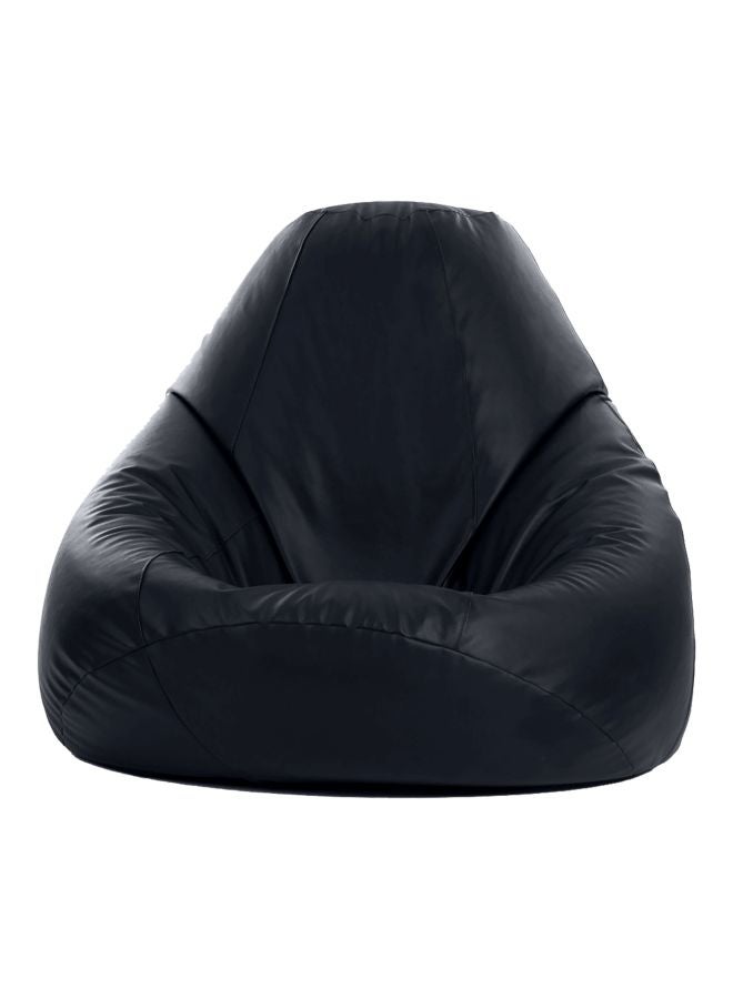 REGAL IN HOUSE Leather Bean Bag 02 Black S  - Image 1