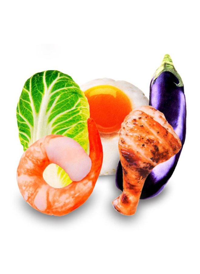 Bite Resistant Plush Toy Orange/Red/Black - Image 2