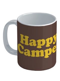 Wackylicious Peanuts Printed Coffee Mug Brown/Grey/Yellow 8.2x9.5cm  - Image 1