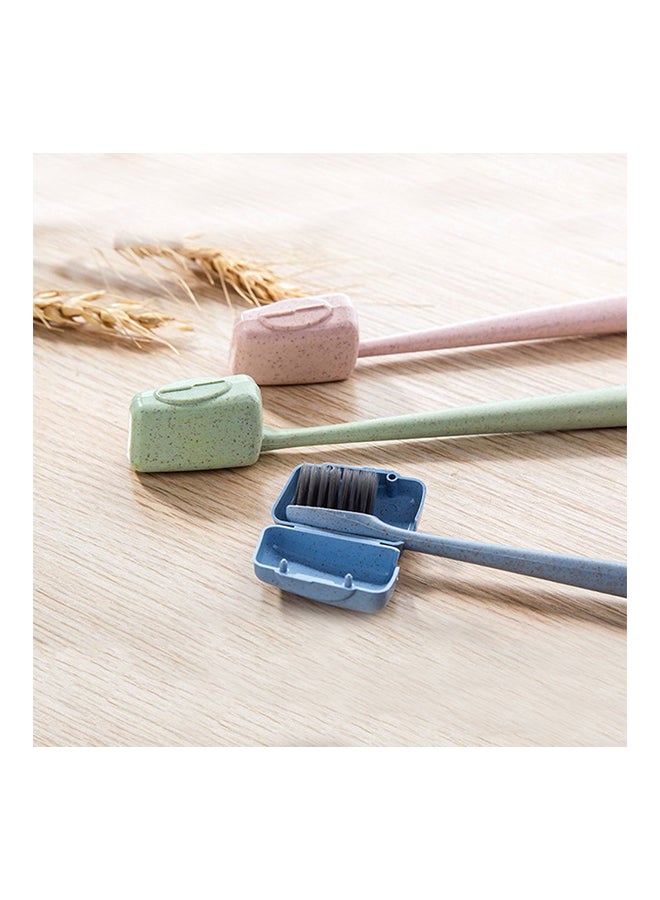 4-Piece Toothbrush Head Cover Multicolour 33x18x20mm - Image 3