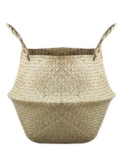 Generic Foldable Flower Vase Hanging Basket Beige 32x28centimeter  - Image 1