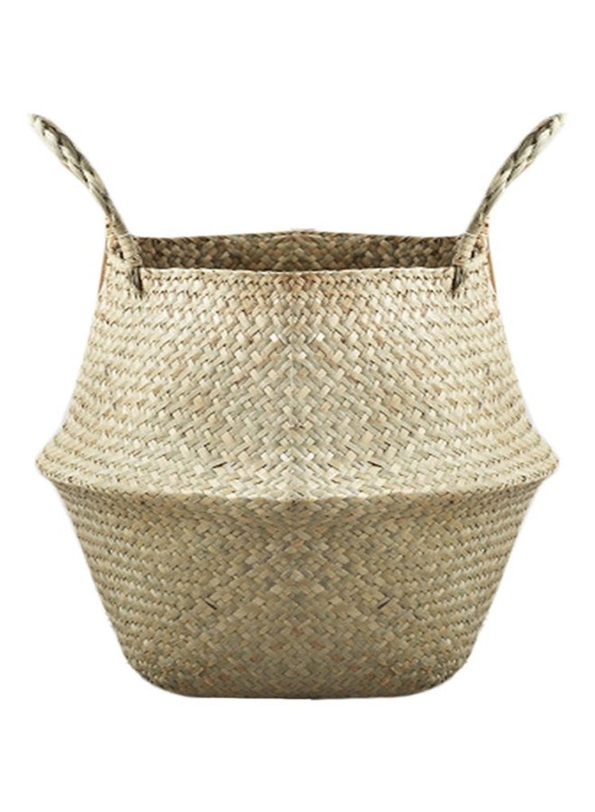 Generic Foldable Flower Vase Hanging Basket Beige 32x28centimeter  - Image 1