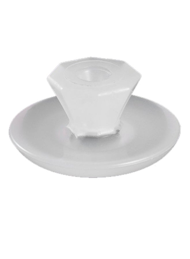 4-Piece Plastic Bedroom Quilt Cover Clips White 40x36x15mm - Image 2