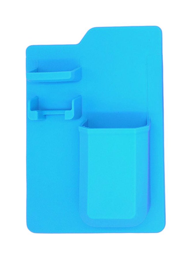 Generic Silicone Wall Toothbrush Holder Blue 21.5x14.5centimeter  - Image 1