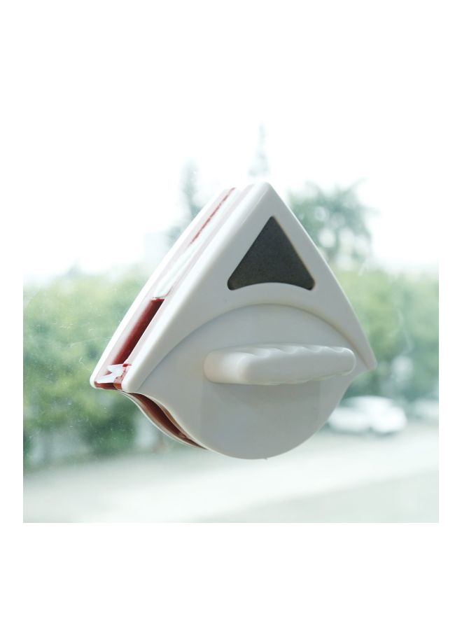 Adjustable Double Faced Glass Cleaner White 12x6x2.5cm - Image 3