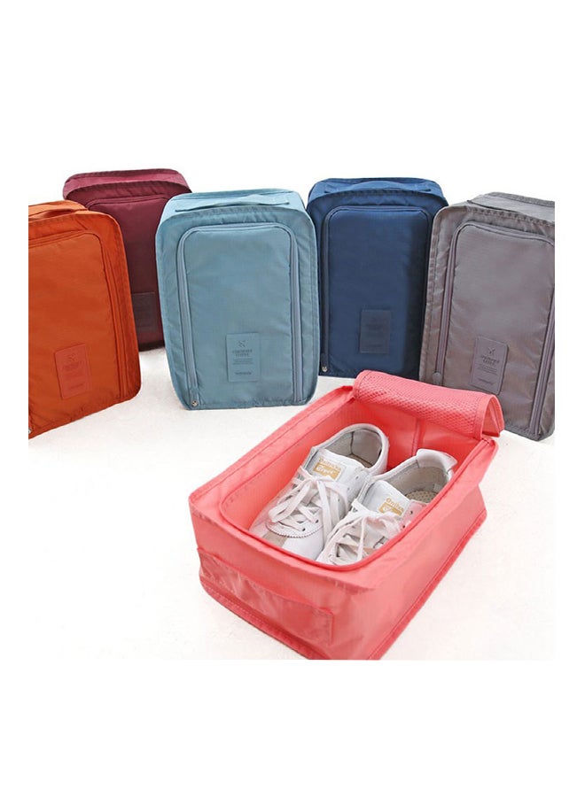 Waterproof Shoe Travel Pouch Storage Bag Red Wine  - Image 3