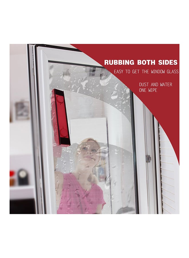 طقم منظف النافذة المغناطيسي مكون من 4 قطع متعدد الألوان 230 x 65 x 50مم - Image 2