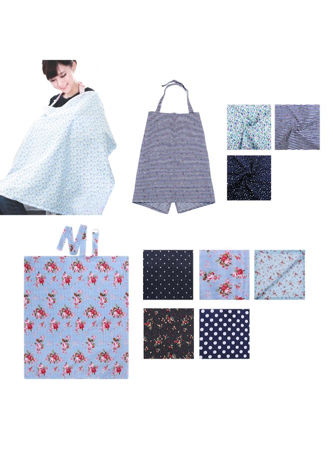 خامة قطنية ناعمة، غطاء بطانية مريح ومسامي للرضاعة الطبيعية مع شريطين قابلين للتعديل - Image 2