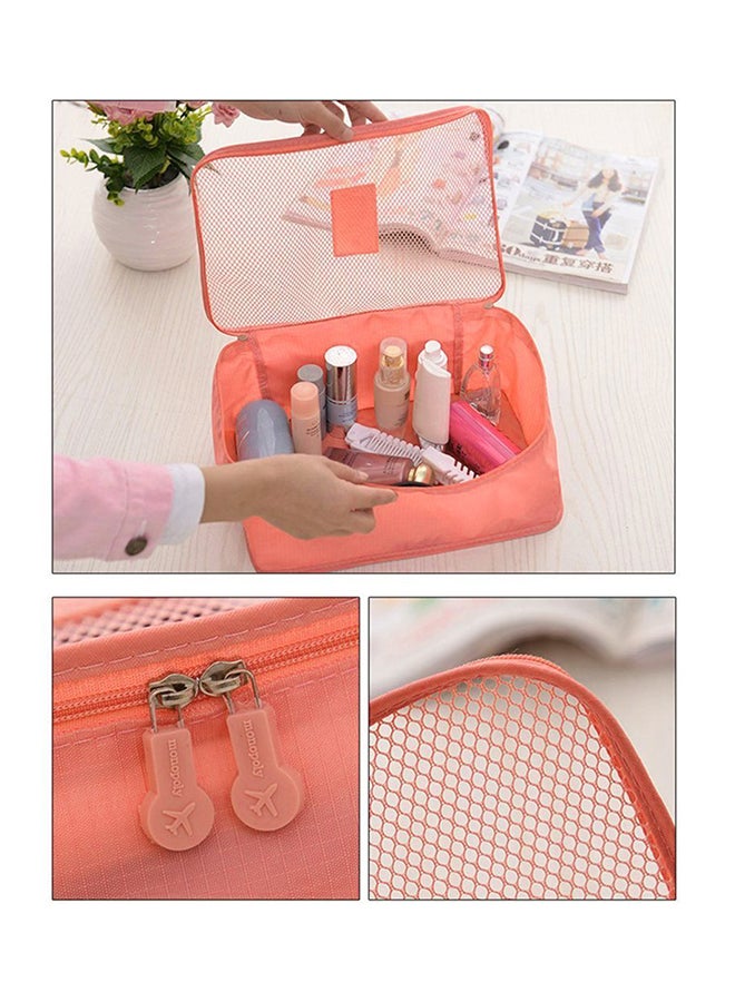 6-Piece Travel Storage Bag Set Pink - Image 3